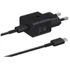 Image de Chargeur secteur 25W Avec cable USBC Noir