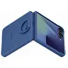 Image de en silicone avec anneau selfie Bleu nuit pour Galaxy Z Flip 7