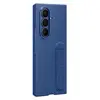 Image de Pack en silicone avec support Bleu Nuit et film pour Galaxy Z Fold 7