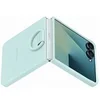Image de en silicone avec anneau selfie Vert d'eau pour Galaxy Z Flip 7