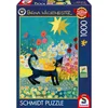Image de Puzzle 1000 pièces Schmidt Spiele Rosina Wachtmeister Chat dans la mer de fleurs