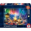 Image de Puzzle Schmidt Spiele 1000 pièces Feu de camp sous le ciel étoilé