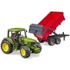 Image de Bruder 02057 John Deere avec remorque à benne rouge - Bruder 2057 - 02057 Bruder