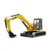 Image de Modèle réduit pelleteuse BRUDER Cat® Mini Excavator 1:16 ABS multicolore