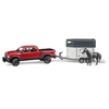 Image de Bruder 02501 RAM 2500 Power Wagon avec remorque à chevaux et cheval - Bruder 2501 - 02501 Bruder