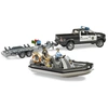 Image de Bruder 02507 Camion de police RAM 2500 avec bateau + remorque + 2 figurines - Bruder 2507 - 02507 Bruder