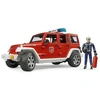 Image de Bruder 02528 Jeep Wrangler pompiers avec pompier jouant figure - Bruder 2528 - 02528 Bruder