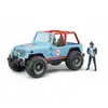 Image de Véhicule de jouet BRUDER 02541 Automobile de construction bleu échelle 1:16