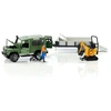 Image de Bruder 02593 Landrover avec remorque, pelle JCB et figurine BWorld - Bruder 2593 - 02593 Bruder