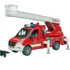 Image de Jeux de voiture Camion pompier mercedes Bruder 21x11,5x13,5 cm