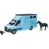 Image de Jeux de voiture - Sprinter avec transporteur de chevaux+cheval Bruder MB TU