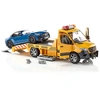 Image de Bruder 02675 Transporteur de voitures Mercedes Benz MB Sprinter avec module lumineux et sonore et Roadster - Bruder 2675 - 02675 Bruder