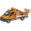 Image de Jeux de voiture - Sprinter avec plateforme de travail Bruder MB TU