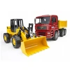 Image de Bruder 02752 Camion benne MAN TGA avec pelle - Bruder 2752 - 02752 Bruder