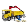 Image de Camion Bruder 03551 - Camion de construction Scania Super 560R avec grue et 2 palettes - Bruder 3551 - 03551 Bruder