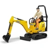 Image de Bruder 62002 Bworld Micro-pelle JCB avec homme - Bruder 62002 - 062002 Bruder