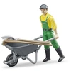 Image de Bruder 62610 Bworld Ensemble de figurines Farmer avec accessoires (4 pièces) - Bruder 62610 - 062610 Bruder