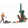 Image de Burder 62650 Bworld Ensemble forestier avec bûcheron - Bruder 62650 - 062650 Bruder