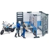 Image de Bruder 62732 Bworld Commissariat de police avec moto et figurines - Bruder 62732 - 062732 Bruder