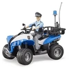 Image de Bruder 63010 Bworld Quad de police avec flic et accessoires - Bruder 63010 - 063010 Bruder