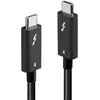 Image de Cable Thunderbolt 4 Lindy 2 m 40 Gbit/s Noir