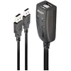Image de Lindy 32165 Switch KVM USB 2.0 Noir, 2 ordinateurs, 3 ports USB