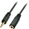 Image de Câble Audio Lindy 3,5mm Mâle à Femelle 10 m Noir
