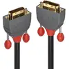 Image de Cable DVI-D Lindy 36225 7,5m Blindé Triple Couche Macho/Macho Dual Link Or Noir