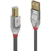 Image de Câble USB Lindy 36645 7,5m USB A USB B USB 2.0 0,48 Gbit/s Gris