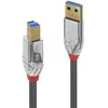 Image de Câble USB Lindy 36662 2 m USB A USB B USB 3.2 Gen 1 5 Gbit/s Gris