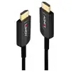 Image de Cable HDMI 2.1 Lindy 10 m Fibre Optique Hybride 48 Gbit/s Noir