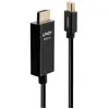 Image de Câble Adaptateur Lindy 40923 Mini DisplayPort vers HDMI 4K 3 m