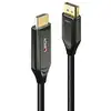 Image de Adaptateur vidéo 3 m DisplayPort vers HDMI 2.1 Lindy Noir