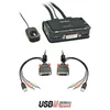 Image de Switch KVM Lindy 42341 2 Ports USB DVI-D 1920x1200 Noir