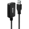 Image de Câble USB Lindy 43155 5m USB A - USB A - USB 3.2 Gen 1 - Noir