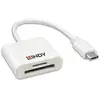 Image de Lecteur de carte Lindy 43185 USB 3.2 Type-C 5000 Mbit/s Blanc 2 To