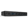 Image de Hub USB Lindy 43228 7 Ports USB 3.2 Gen 1 Type-A Alimentation USB