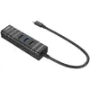 Image de Lindy 43249 hub & concentrateur USB 3.2 Gen 1 (3.1 Gen 1) Type-C 5000 Mbit/s Noir