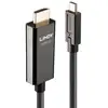 Image de Cable Adaptateur USB-C vers HDMI 10 m Lindy 43317 Noir