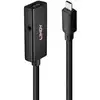 Image de Cable USB Type-C Lindy 43356 5m 5000Mbit/s Noir ABS Plug and Play