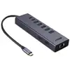Image de Lindy 43373 USB Type-C, 10 Gbit/s, 8K Ultra HD, 100 W, 5 Ports USB A