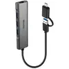 Image de Hub USB Lindy 43379 USB 3.2 Gen 1 Type-A + Type-C 4K Ultra HD