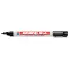 Image de Marqueur permanent Edding 404 Punta Redonda Noir Blanc Plastique