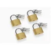 Image de Cadenas Meister 35 mm Laiton Acier Pack 4 avec 12 clés