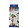 Image de Marqueurs Faber-Castell 160713 Métal Multicolore 12 pièces 1,5 mm