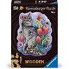 Image de Puzzle en bois Ravensburger Chat de printemps 150 pièces