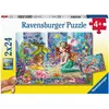 Image de Puzzle de 2 x 48 pièces Ravensburger Sirenas 27x37x8 cm