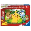 Image de Puzzle de 2x24 pièces Pikachu et ses amis Ravensburger Pokémon TU