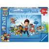 Image de 2 puzzles 12 pièces Ryder et la Pat'Patrouille Ravensburger 275x192x37 mm