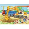 Image de Puzzle de 2x12 pièces Chantier et ferme Ravensburger 27,5x19,2x3,7 cm